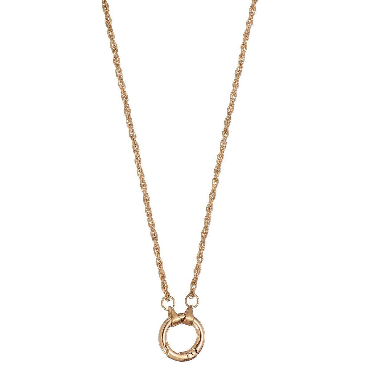 Hinged-ring Pendant Necklace – product view 3