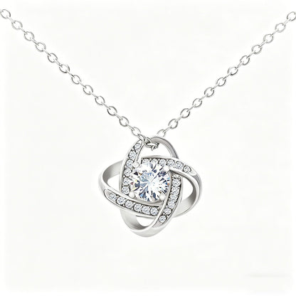 Four-leaf Clover Crystal-accent Necklace – product view 5
