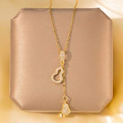 Minimalist Titanium Steel Clavicle Necklace – product view 27