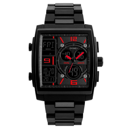 Mens Square Electronic Watch – product view 4