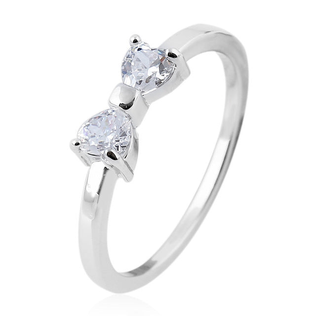Women's Crystal Heart Ring – product view 16