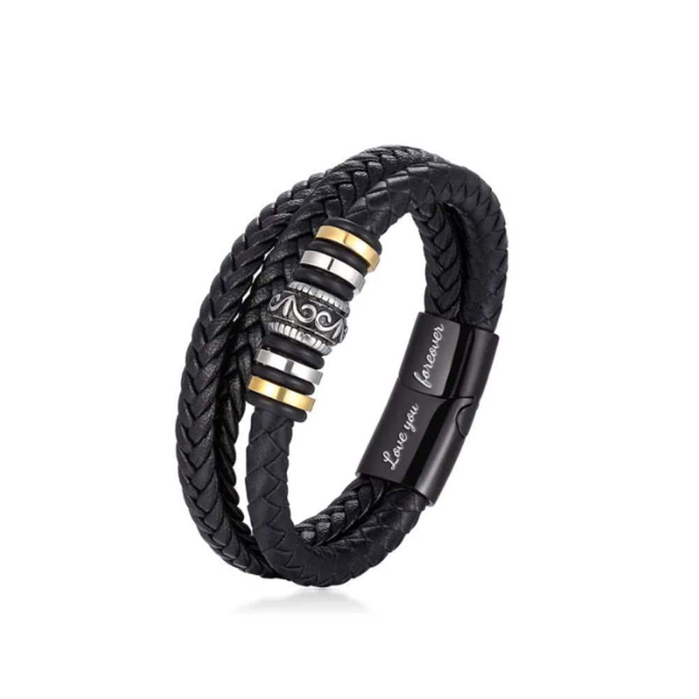 Multi-layer Leather Bracelet – product view 2