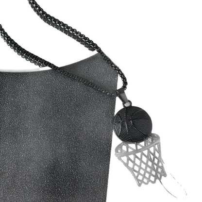 Basketball Frame Pendant Necklace – product view 2