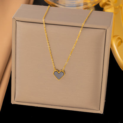 Women's Titanium Steel Heart Necklace – product view 16