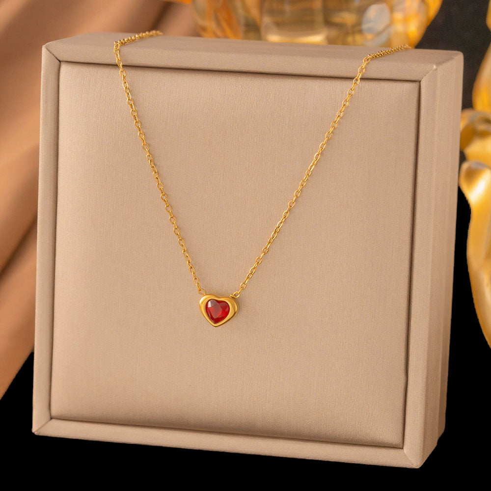 Women's Titanium Steel Heart Necklace – product view 79