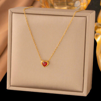 Women's Titanium Steel Heart Necklace – product view 79