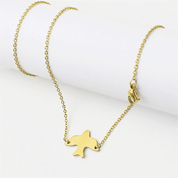 Peace Dove Collarbone Chain – product view 1