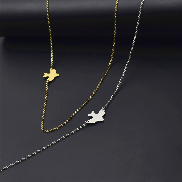 Peace Dove Collarbone Chain – product view 6