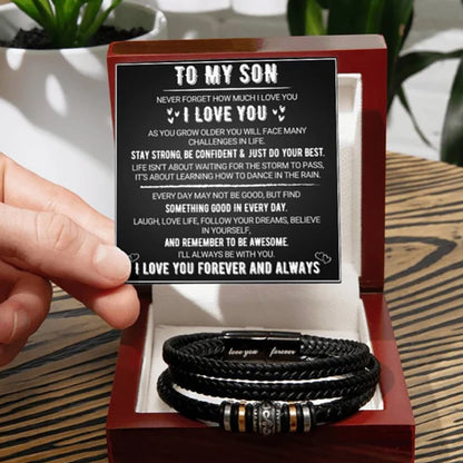 Multi-layer Leather Bracelet – product view 1