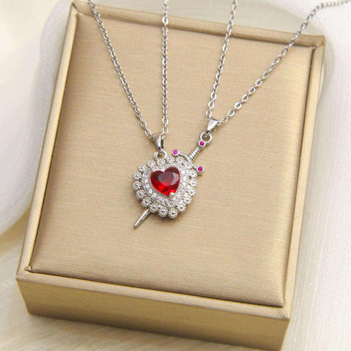 Heart Arrow Necklace – product view 12