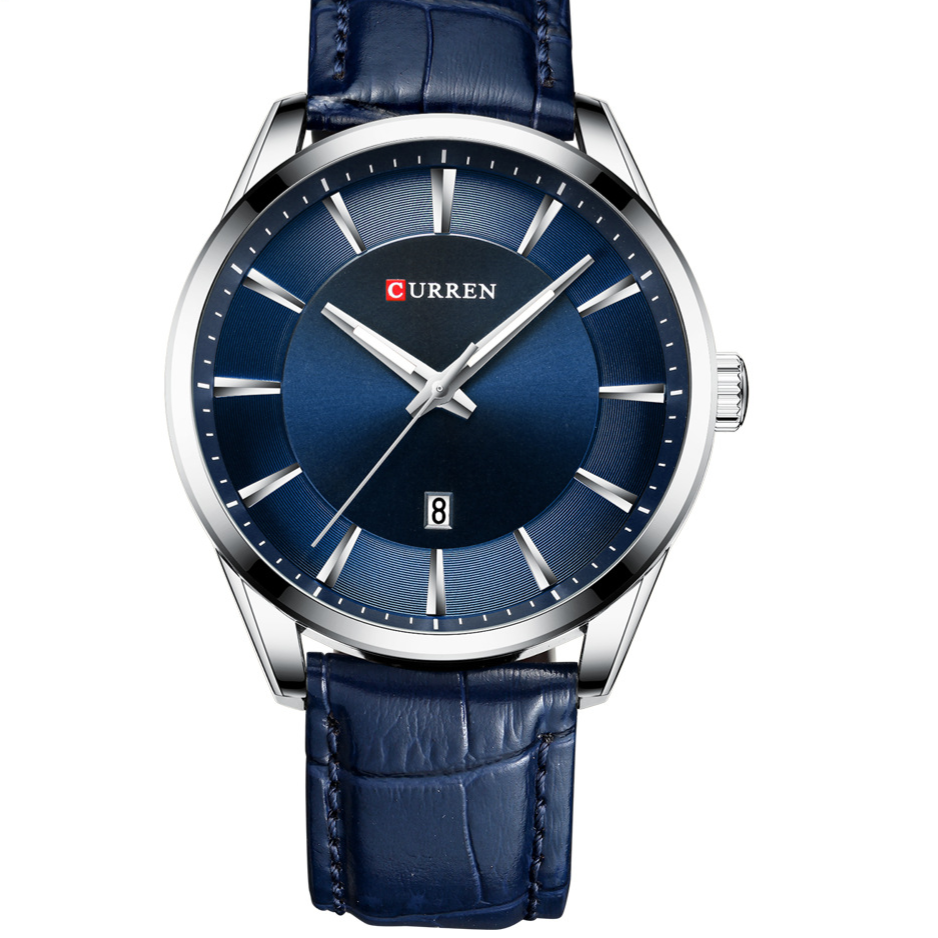 Mens Round Calendar Watch – product view 1