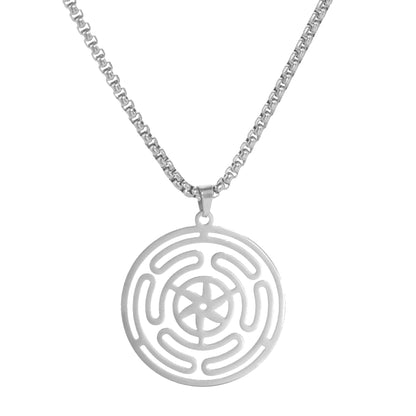Windmill Ring Pendant Necklace – product view 5