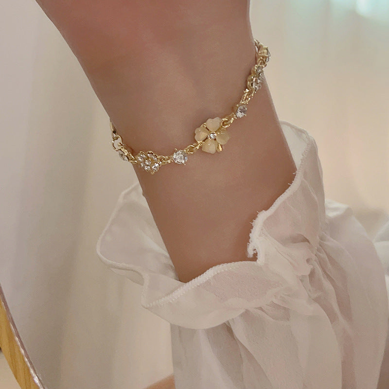 Classic Bracelet – Mixed materials (metal alloy – product view 5