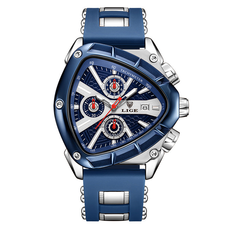 Polygonal Luminous Calendar Watch – product view 11
