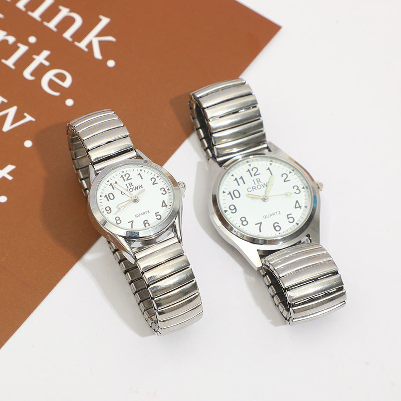 Elastic Band Digital Quartz Watch for Elderly – product view 1