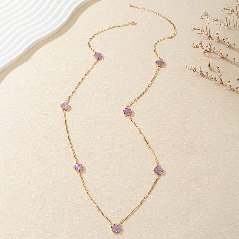 Women's Long Pendant Necklace – product view 9