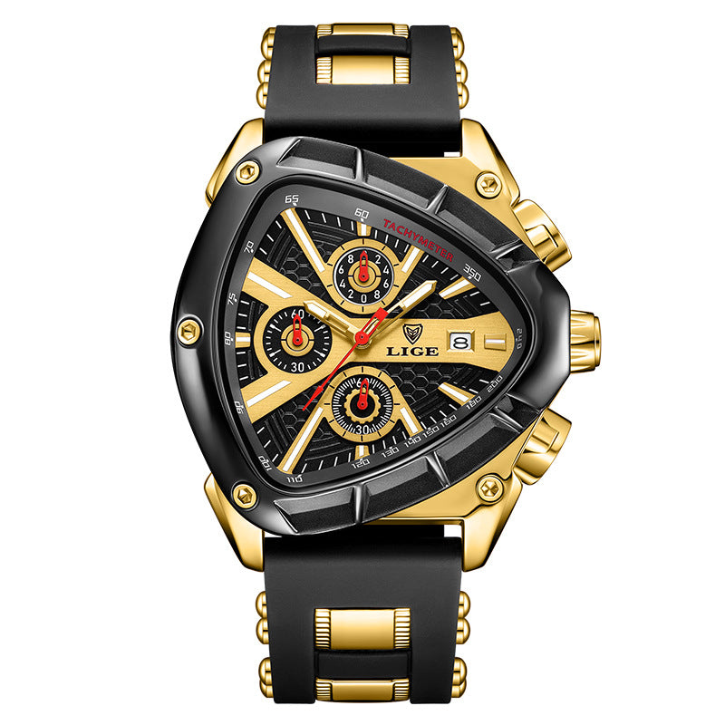 Polygonal Luminous Calendar Watch – product view 13