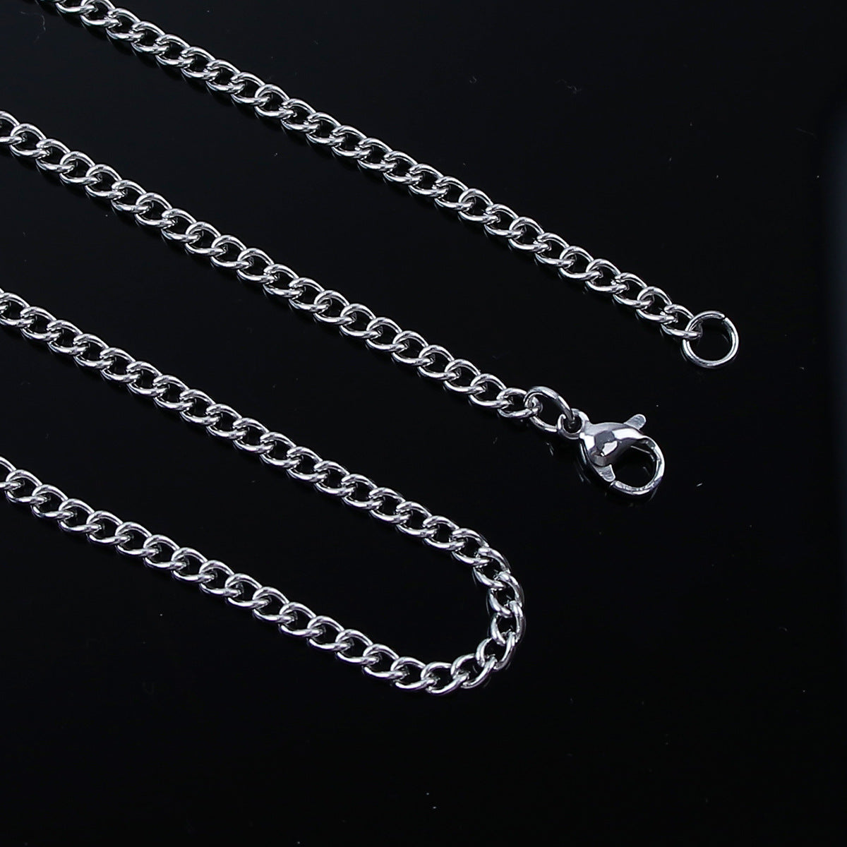 Layered Side Chain Necklace – product view 1