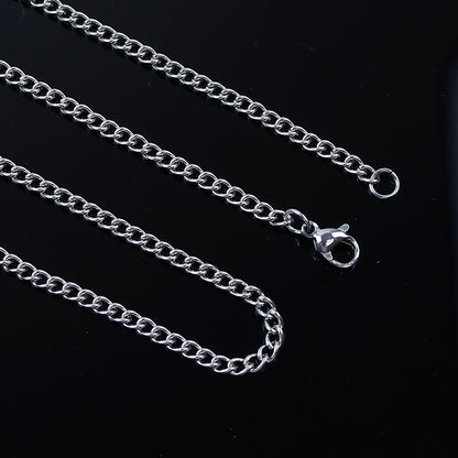 Layered Side Chain Necklace – product view 1