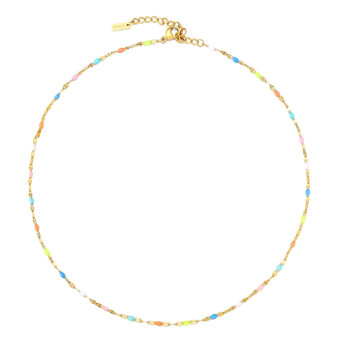 Five-color Stainless Steel Necklace – product view 2