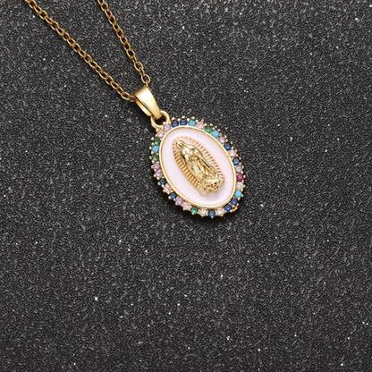 Colored Crystal Pendant – product view 1