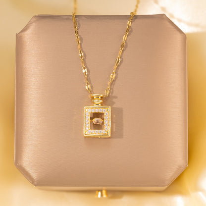 Minimalist Titanium Steel Clavicle Necklace – product view 29