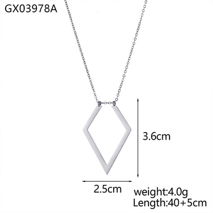 Titanium Steel Ring-Holder Necklace – product view 6