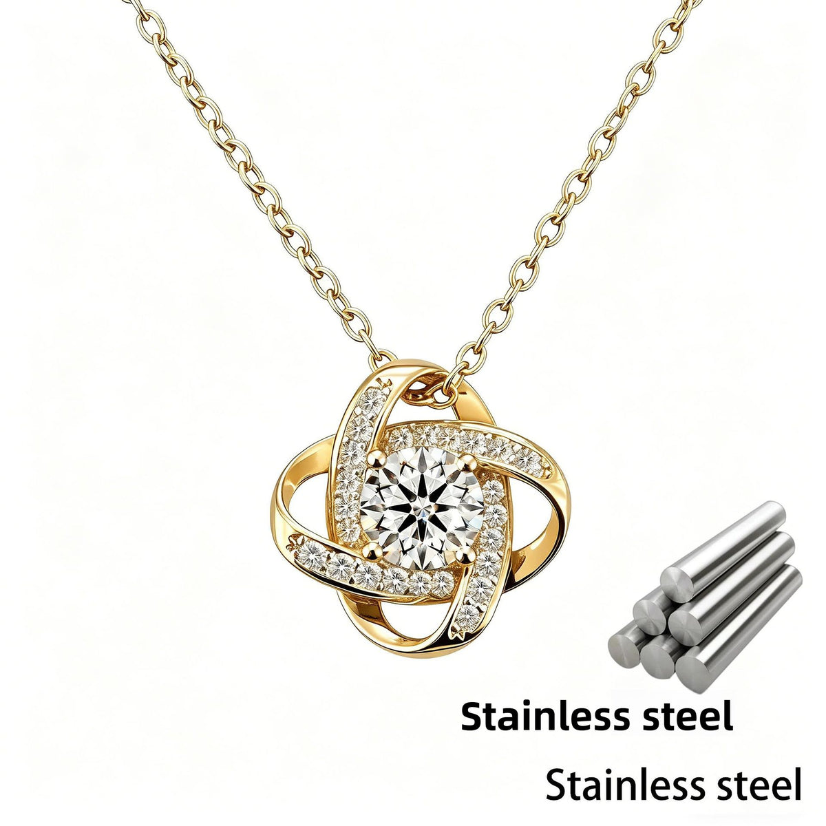 Women's Friendship Clover Necklace – product view 8