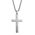 Stainless Steel Cross Pendant Necklace