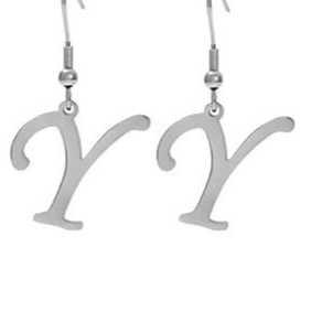 Personalized Initial Letter Earrings – product view 55