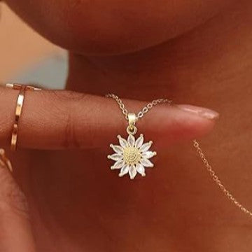 Sunflower Necklace – product view 3