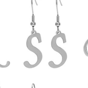 Personalized Initial Letter Earrings – product view 49