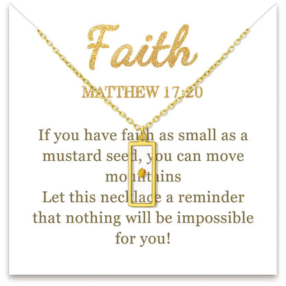 Oval Inspirational Necklace – product view 19