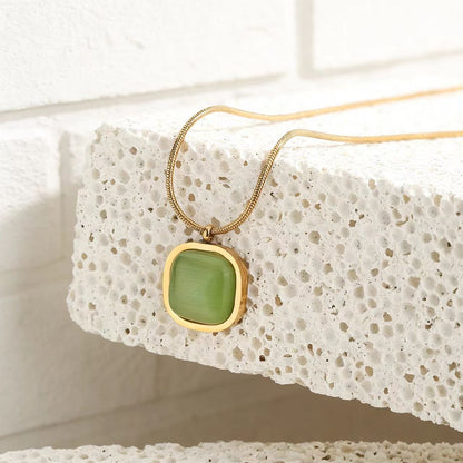 Square Pendant Necklace – product view 5