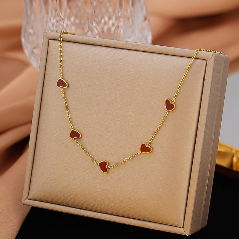 Women's Titanium Steel Heart Necklace – product view 25