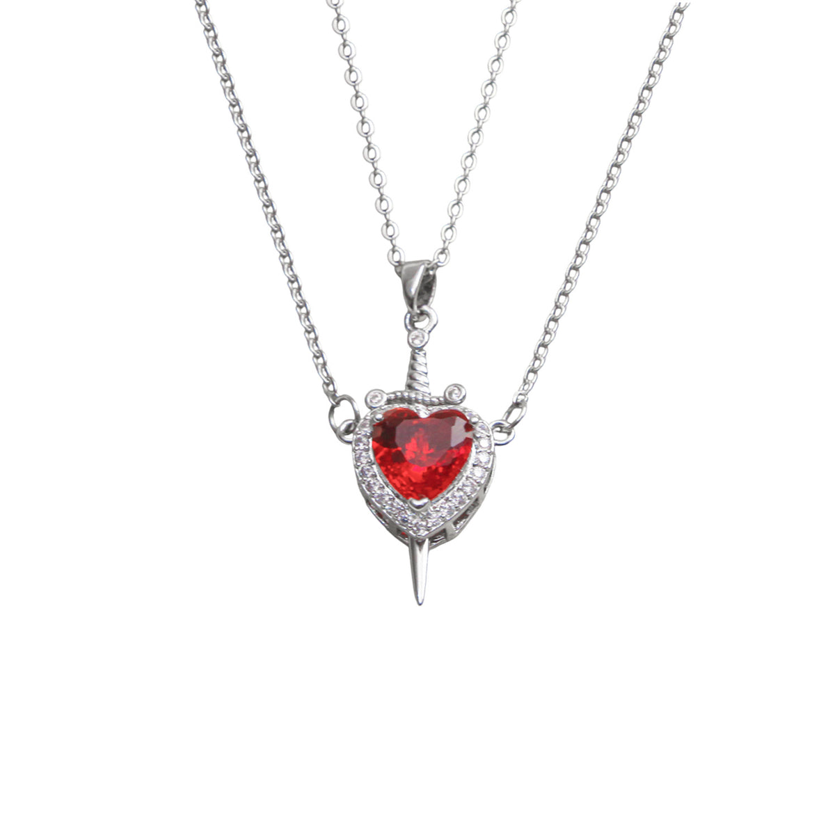 Heart Arrow Necklace – product view 4