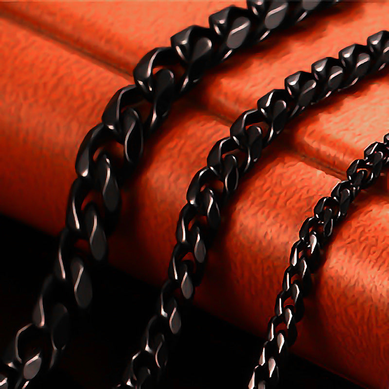 Men's Stainless Steel Cuban Chain Jewelry Set – product view 88