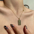Zodiac Titanium Steel Clavicle Necklace