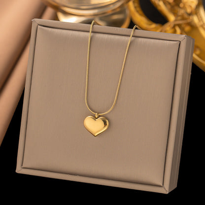 Women's Titanium Steel Heart Necklace – product view 15