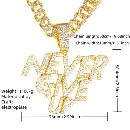 Cuban Chain Necklace Pendant – product view 12