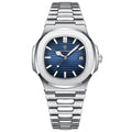 50m Waterproof Luminous Quartz Watch – Stainless Steel