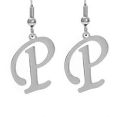 Personalized Initial Letter Earrings – product view 46