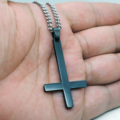 Stainless Steel Cross Pendant Necklace – product view 23