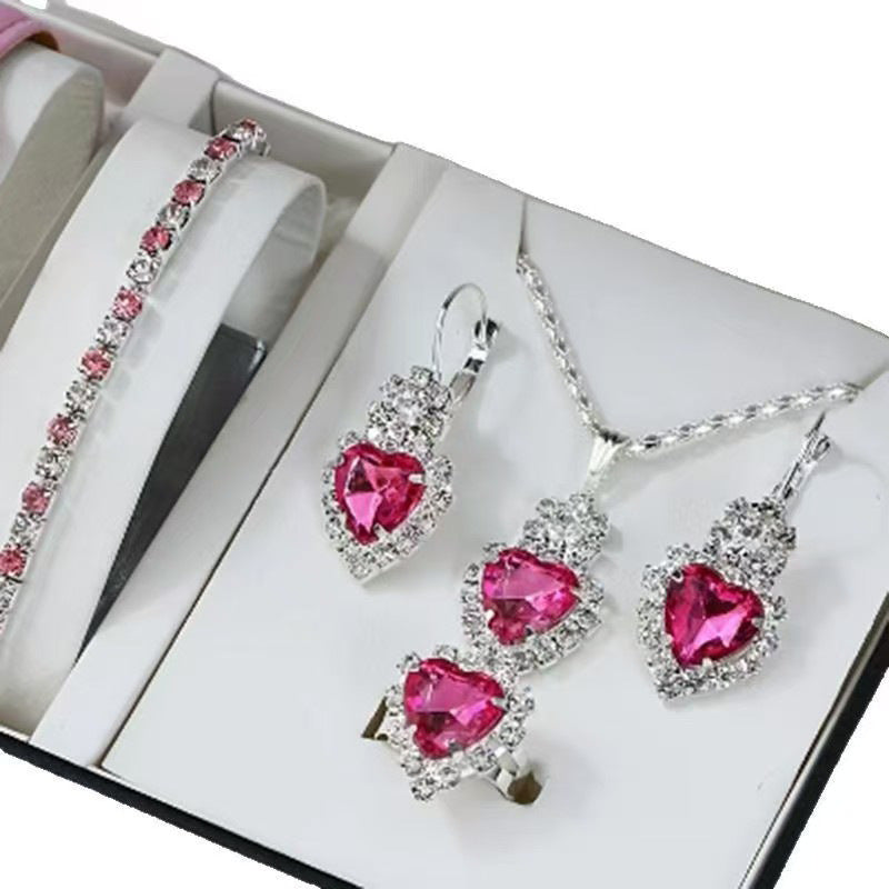 Crystal-Accent Jewelry Set – product view 2