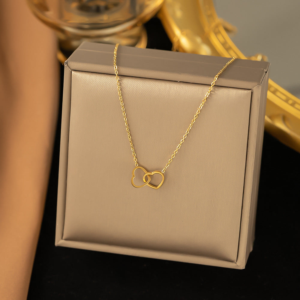 Women's Titanium Steel Heart Necklace – product view 56