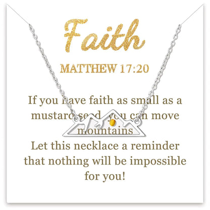 Oval Inspirational Necklace – product view 15