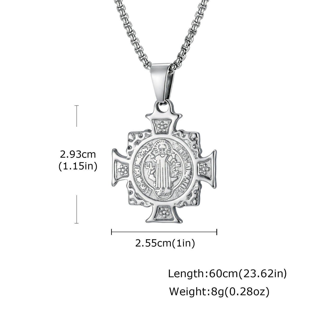 Cross Pendant Necklace – product view 6