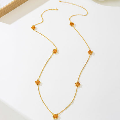 Women's Long Pendant Necklace – product view 12