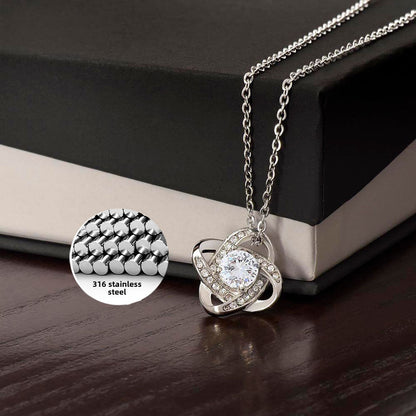 Four-leaf Clover Crystal-accent Necklace – product view 8