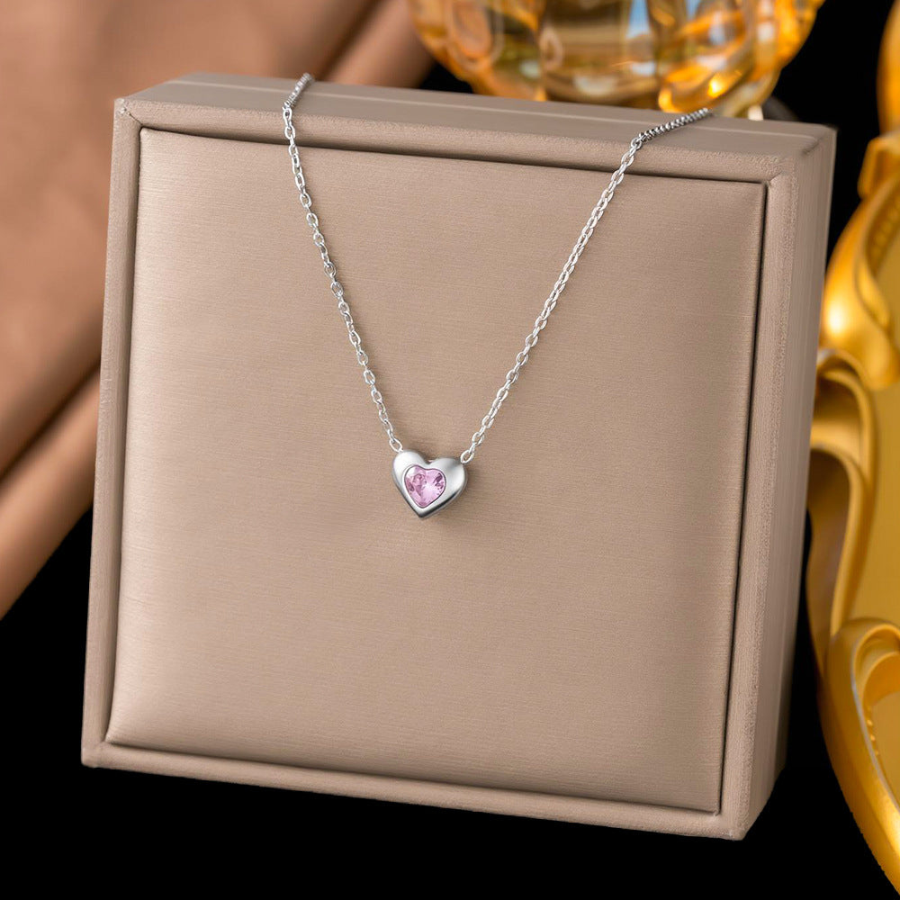 Women's Titanium Steel Heart Necklace – product view 62